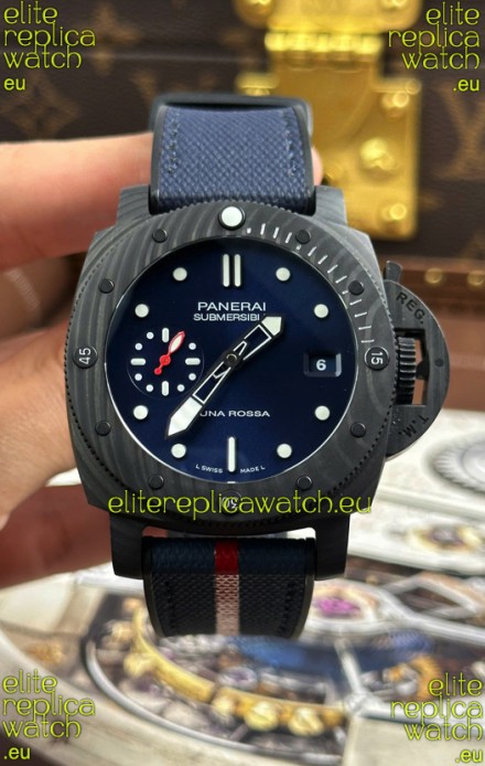 Panerai Luminor Super Clone Marina PAM1563 Carbotech Luna Rossa Watch 44MM