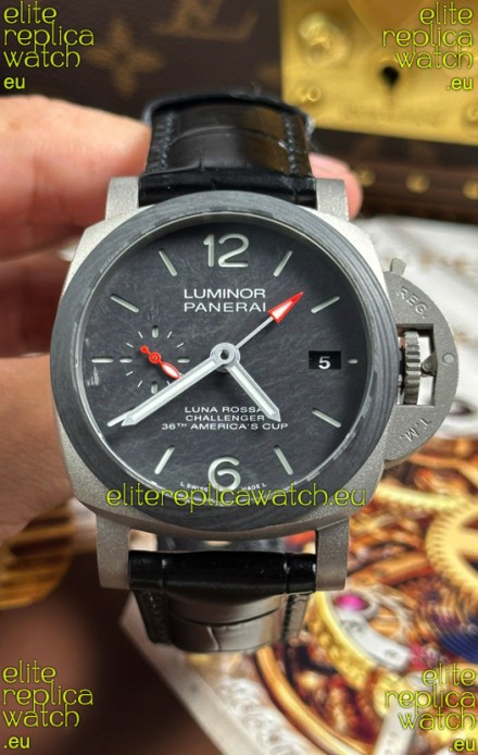 Panerai Luminor Super Clone PAM01096 Luna Rossa Challenger Titanium Watch 