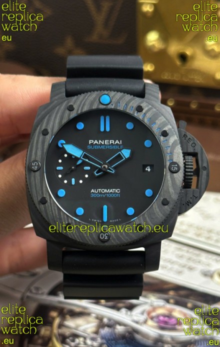 Panerai Super Clone Submersible PAM01616 Carbotech Watch 47MM