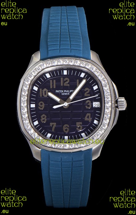 Patek Philippe Super Clone Aquanaut Stainless Steel Blue Dial 38.5MM Watch 