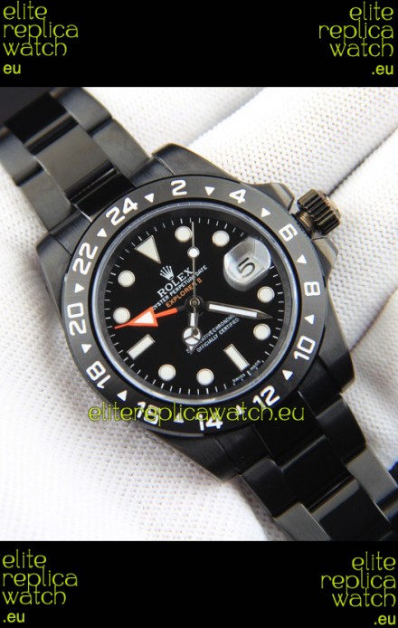 Rolex Explorer II Japanese Movement Replica Watch in PVD Coating Watch 