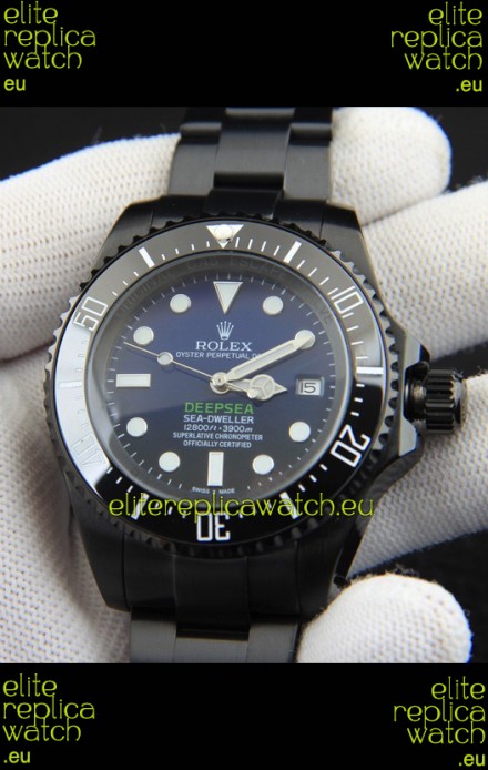 Rolex Sea Dweller Japanese Movement Replica Watch Blue Dial 44MM