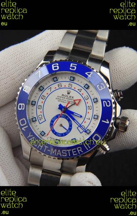 Rolex Yachtmater II Japanese Movement Replica Watch 44M Stainless Steel 