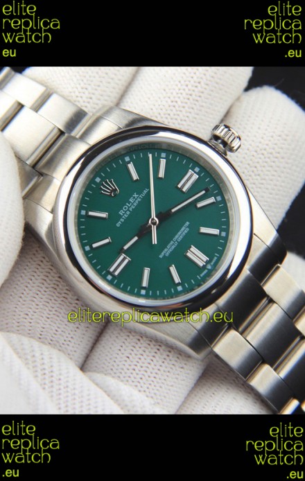 Rolex Oyster Perpetual Japanese Movement Replica Watch 36MM - Green Dial