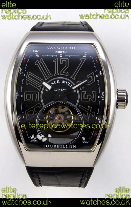Franck Muller V45 Tourbillon Stainless Steel Super Clone Watch 