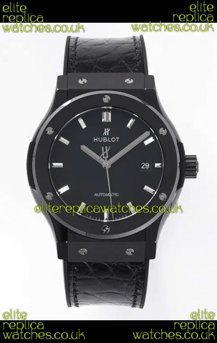 Hublot Classic Fusion Ceramic Casing Black Dial Super Clone Watch 42MM