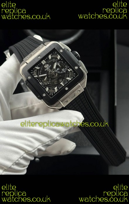 Hublot Square Bang Unico Titanium Case Super Clone Watch 
