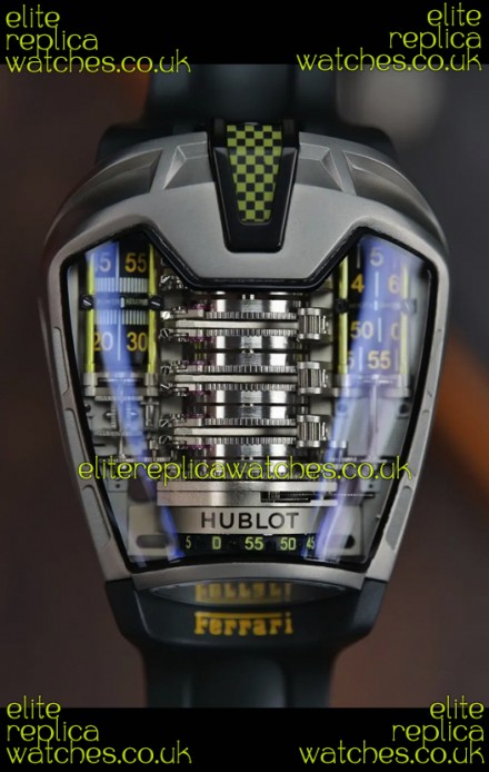 Hublot MP-05 La Ferrari Titanium Casing Hyper Clone Watch 