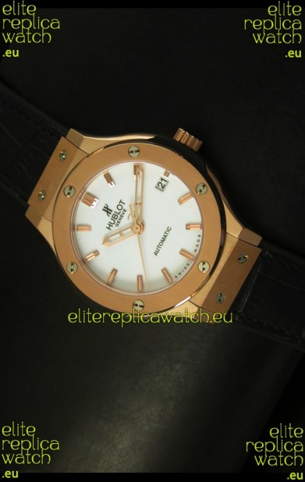 Hublot Classic Fusion 39MM Rose Gold Swiss Watch 