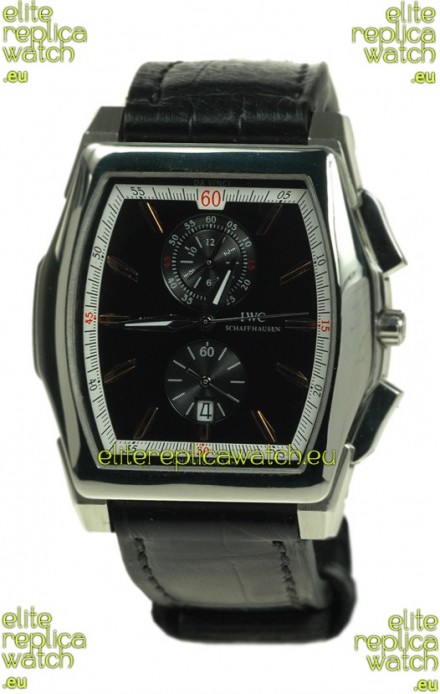 IWC Da Vinci Japanese Replica Watch in Black Dial