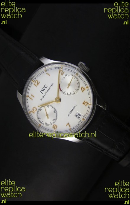 IWC Portugieser IW500704 Swiss Automatic Watch in White Dial - Updated 1:1 Mirror Replica 