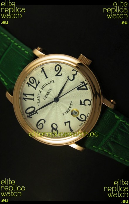 Franck Muller Master of Complications Liberty Japanese Watch in Green Strap
