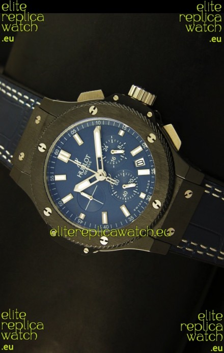 Hublot Big Bang Black Ceramic Case Watch in Quartz Movement