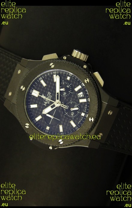 Hublot Big Bang Black Ceramic Case Watch in Quartz Movement