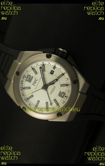 IWC Ingenieur Full Titanium Swiss Replica Watch in White Dial