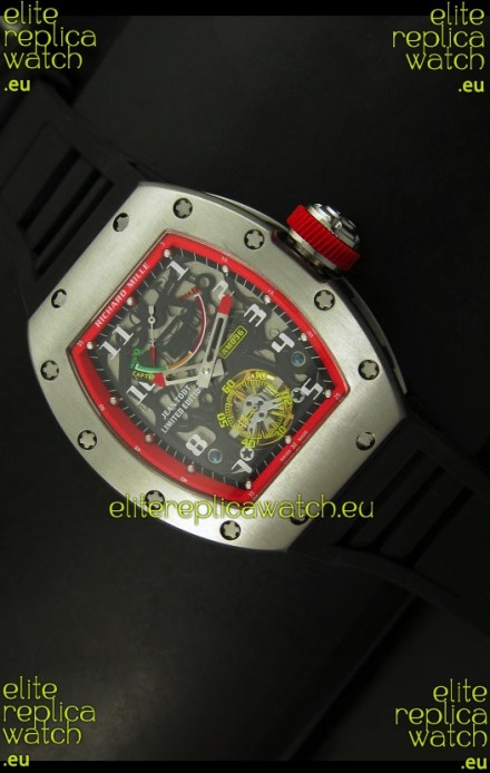 Richard Mille RM002 Power Reserve Tourbillon Swiss Replica Watch in Steel Case