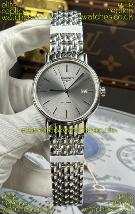 Longines Présence Automatic Steel Dial 39MM Super Clone Watch 