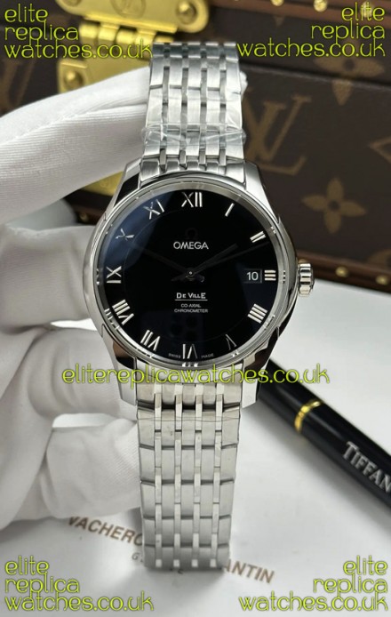Omega De Ville Co-Axial Chronometer 41MM Black Dial Super Clone Watch 