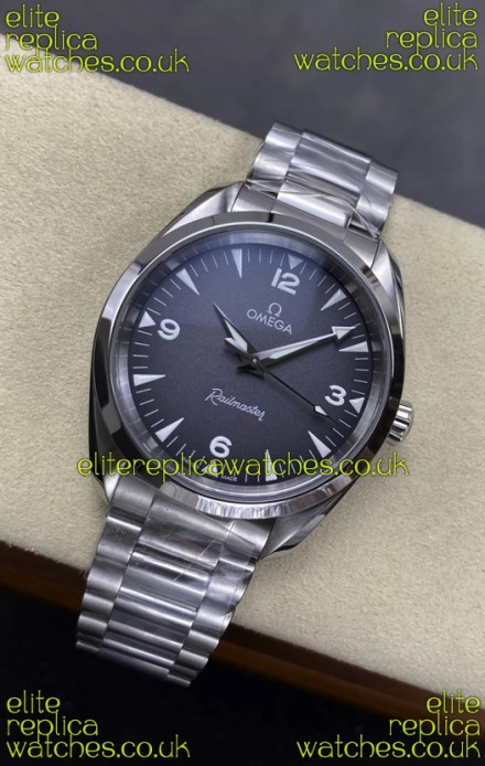 Omega Seamaster Railmaster Grey Dial Super Clone Watch 