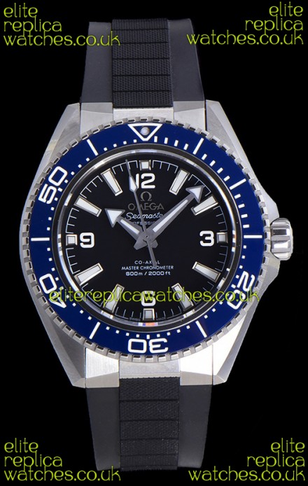 Omega Seamaster Planet Ocean Blue Bezel Rubber Strap 42MM Super Clone Watch 