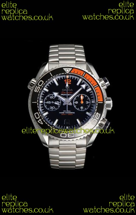 Omega Speedmaster Planet Ocean Black Dial Super Clone Watch 