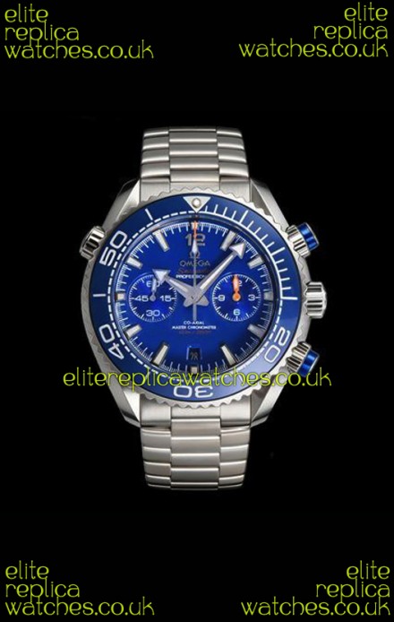 Omega Speedmaster Planet Ocean Blue Dial Super Clone Watch 