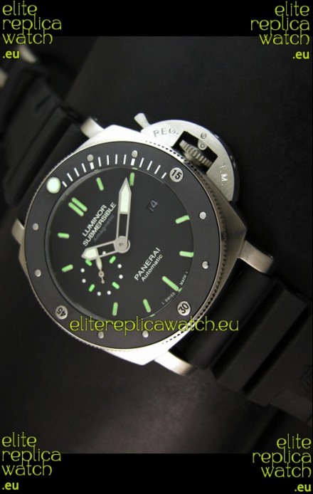 Panerai Luminor Submersible PAM389 Japanese Replica Watch Stainless Steel
