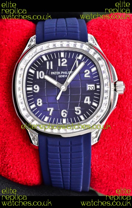 Patek Philippe Aquanaut 5167 Stainless Steel Blue Dial 38.5MM Watch