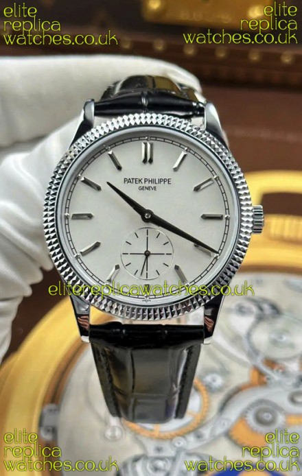 Patek Philippe Calatrava 6119G Stainless Steel White Dial Super Clone Watch 