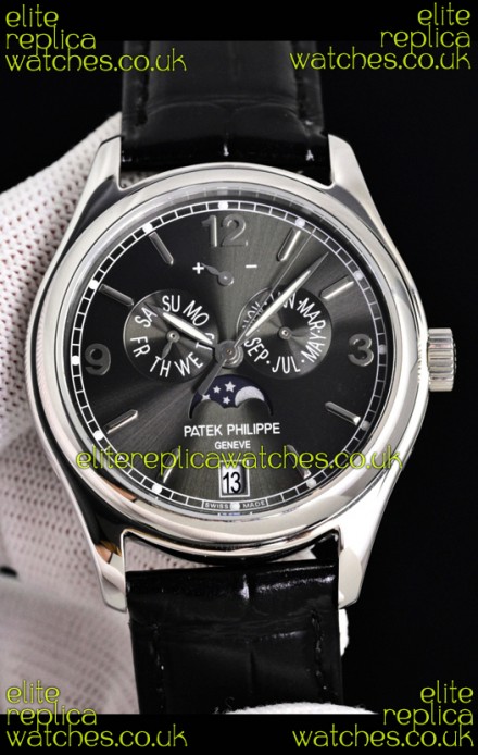 Patek Philippe Complications 5146 Annual Calendar Grey Dial Swiss Replica Watch