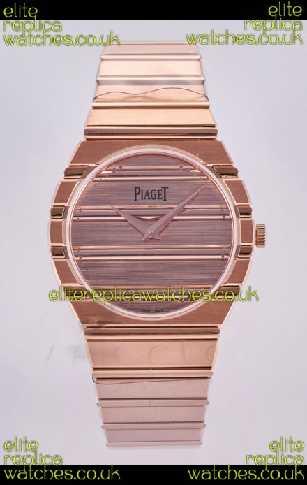 Piaget Polo 79 Rose Gold Case/Pink Dial 39MM Super Clone Watch 