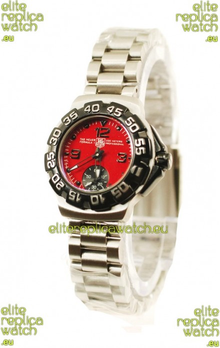 Tag Heuer Professional Formula 1 Japanese Replica Watch in Red Dial