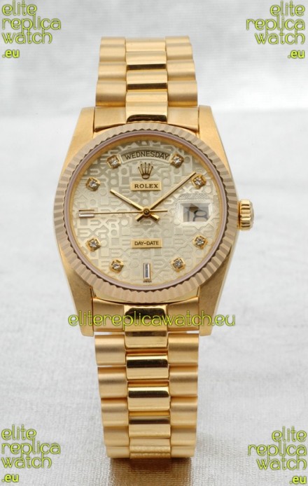 Rolex Day Date Gold Swiss Replica Watch