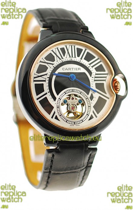Ballon Bleu De Cartier flying Tourbillon Japanese Replica Watch 
