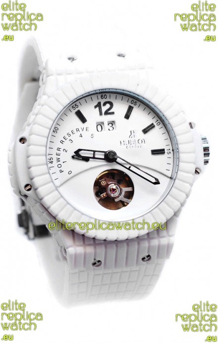 Hublot Big Bang Rubber Mat Tourbillon Power Reserve Replica Watch