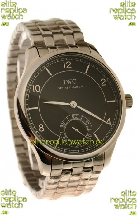 IWC Portugese Automatic Japanese Watch in Black Dial