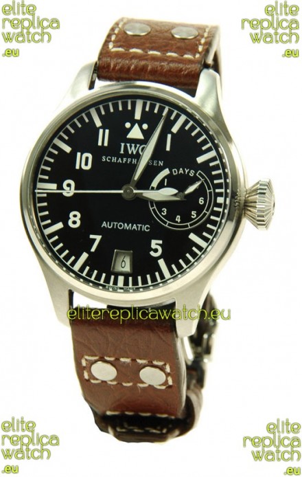 IWC Big Pilot Swiss Replica Watch in Black Dial