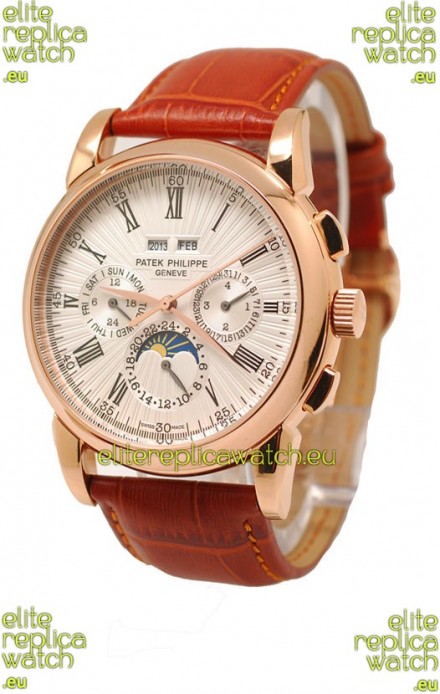 Patek Philippe Grand Complications Japanese Watch in White Dial