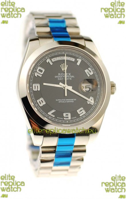 Rolex Day Date II Silver Japanese Replica Watch