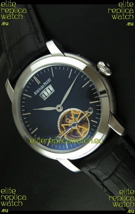 Audemars Piguet Jules Tourbillon Japanese Replica Watch in Dark Blue Dial