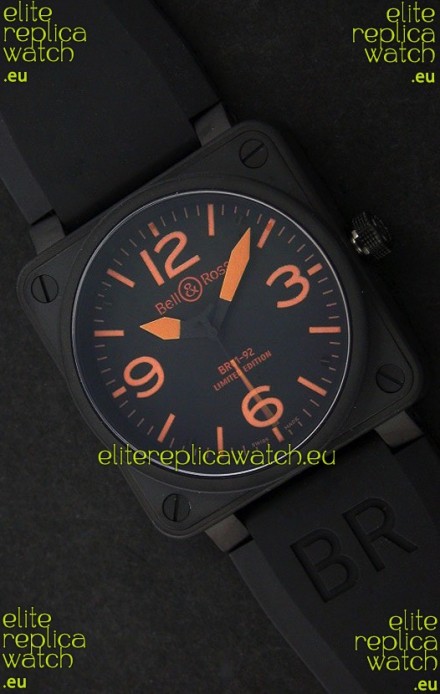 Bell and Ross BR 01-92 Swiss Watch in PVD Casing