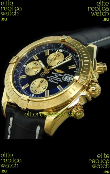 Breitling Evolution Swiss Replica Watch in Black Dial
