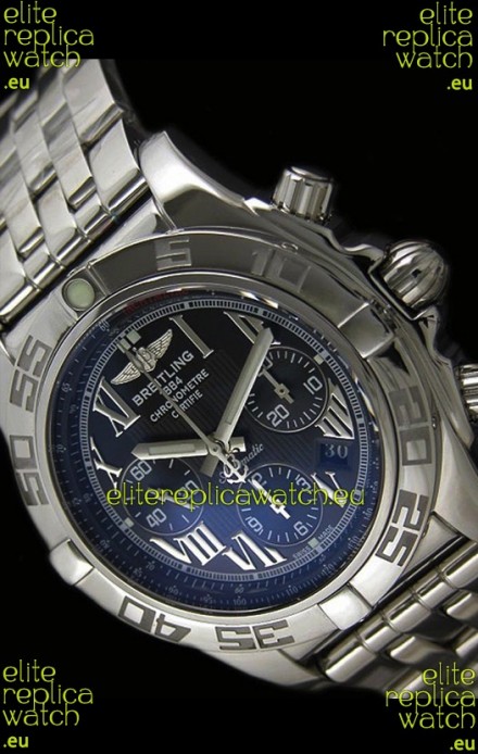 Breitling Chronomat B01 Swiss Replica Watch in Black Dial