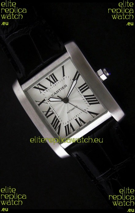 Cartier Tank 100 Japanese Replica Watch in White Dial