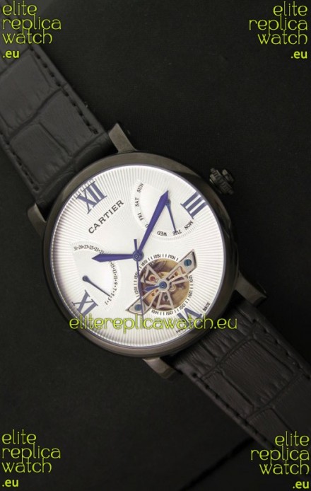 Cartier Calibre de Tourbillon PVD Swiss Watch
