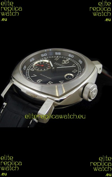 Ferrari Granturismo Swiss Replica Watch in Black Dial