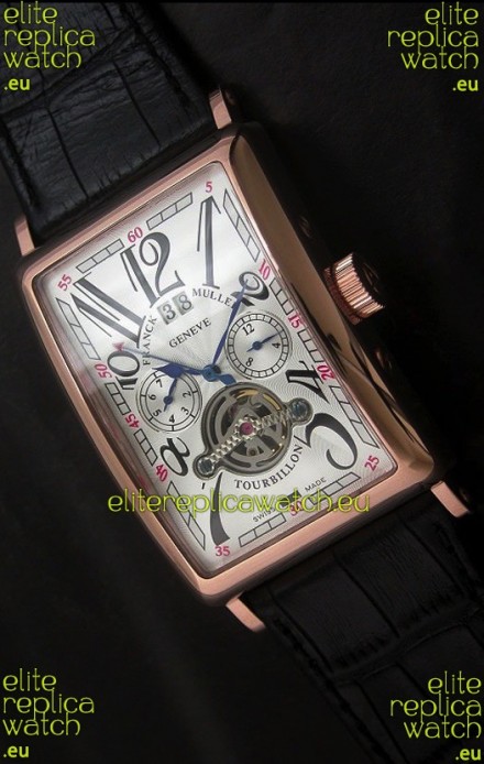 Franck Muller Tourbillon Japanese Replica Watch in White Dial