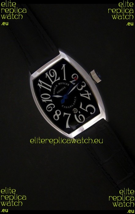 Franck Muller Casa Blanca Japanese Replica Watch in Black Dial