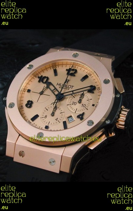 Hublot Big Bang Swiss Matte Limited Edition Watch Pink Gold Case