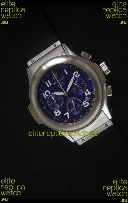 Hublot MDM Geneve Japanese Replica Watch in Blue Dial